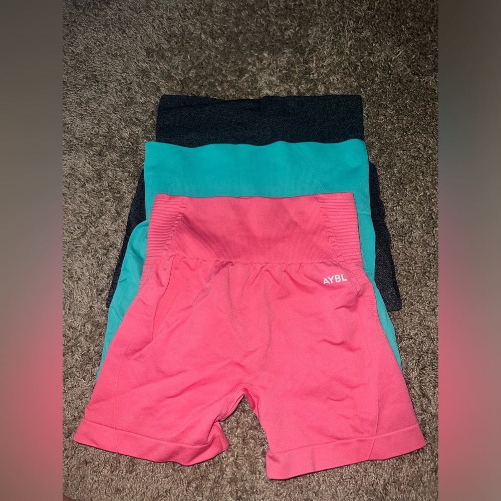 AYBL gym shorts (set of 3)